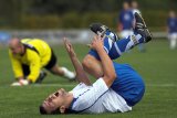 Frank Hoffmann nach grobem Foul im Strafraum