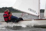 Meike Monegel und Sascha Rix auf Amazone auf dem Inselsee Güstrow