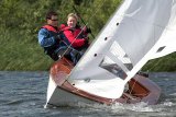 Meike Monegel und Sascha Rix auf der Kreuz auf dem Inselsee Güstrow